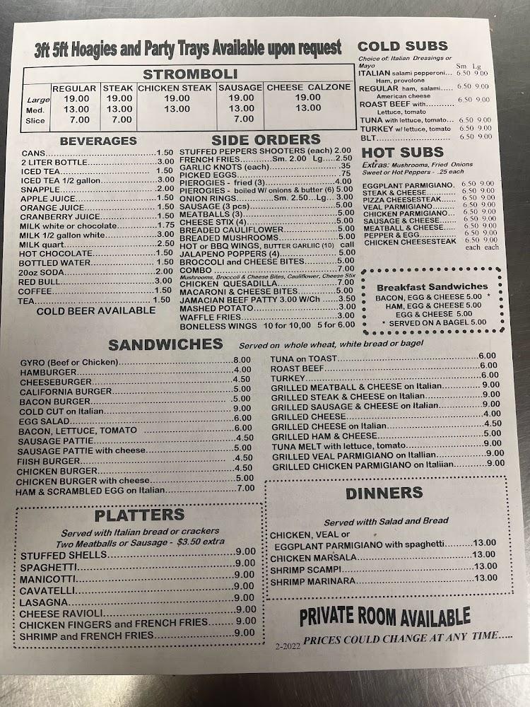 Georgio's Sub & Pizza Shoppe Open Face Steak And Cheese Platter